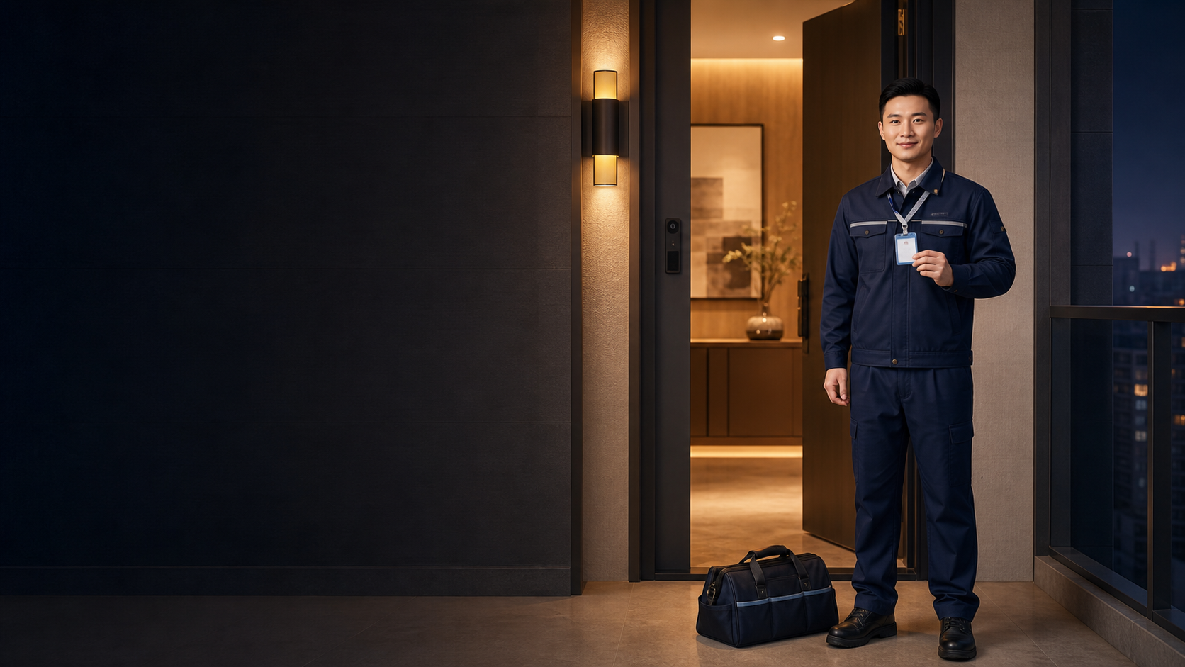 专业上门锁具服务人员